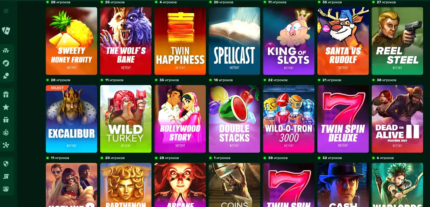 бонусы казино Тип Топ и регистрация